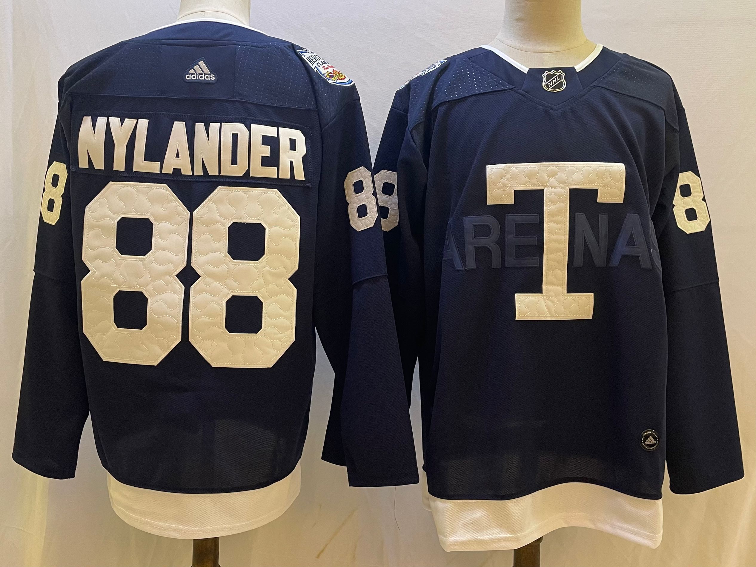 Men Toronto Maple Leafs 88 Nylander Blue Classic Edition 2022 Adidas NHL Jersey